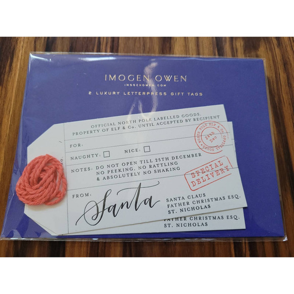 4- Official Santa Gift Tags | North Pole‎ - Picture 6 of 8